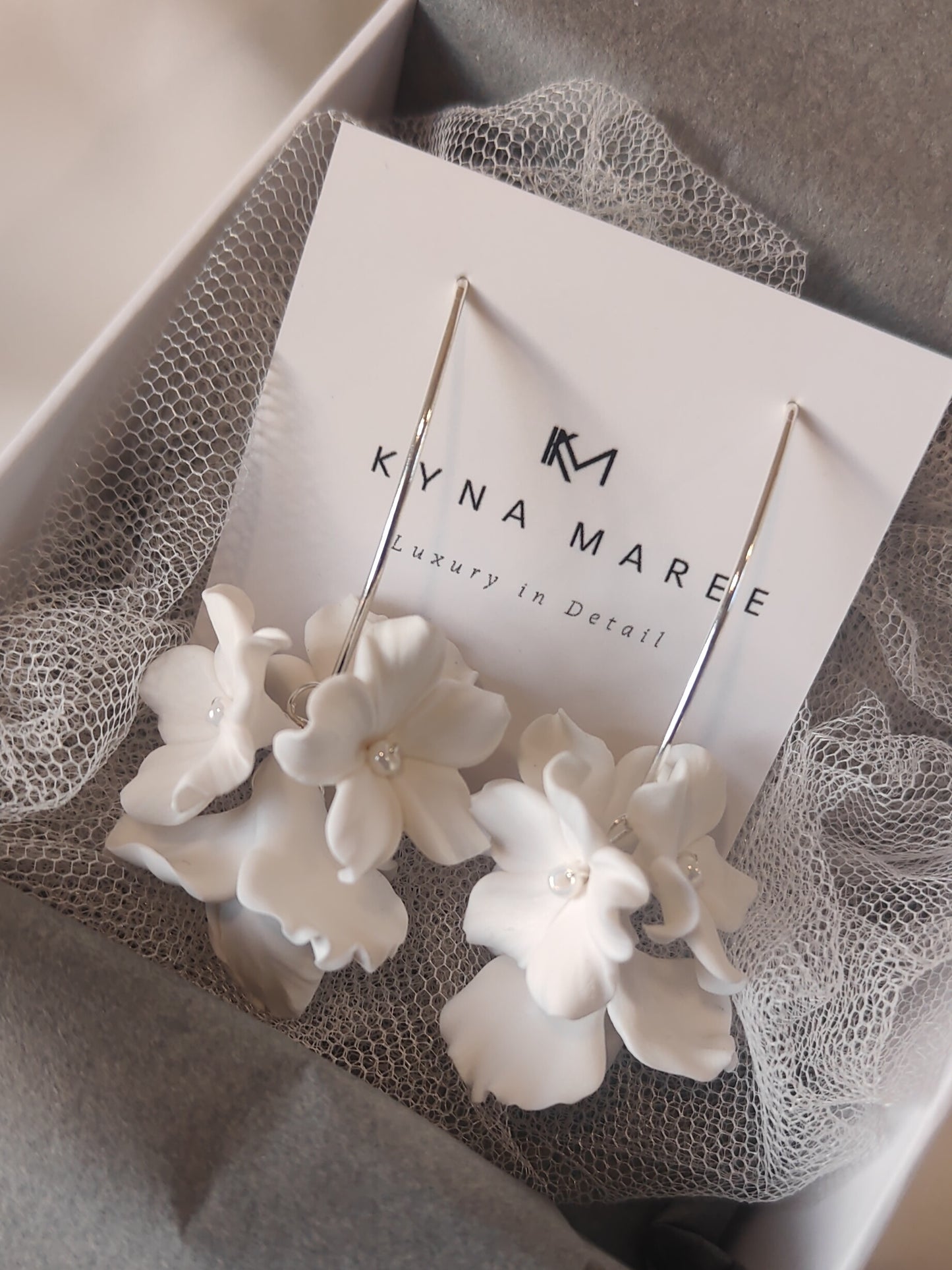 BRIAR-ROSE - Ráiteas Fáinní Bridal Floral - Airgid