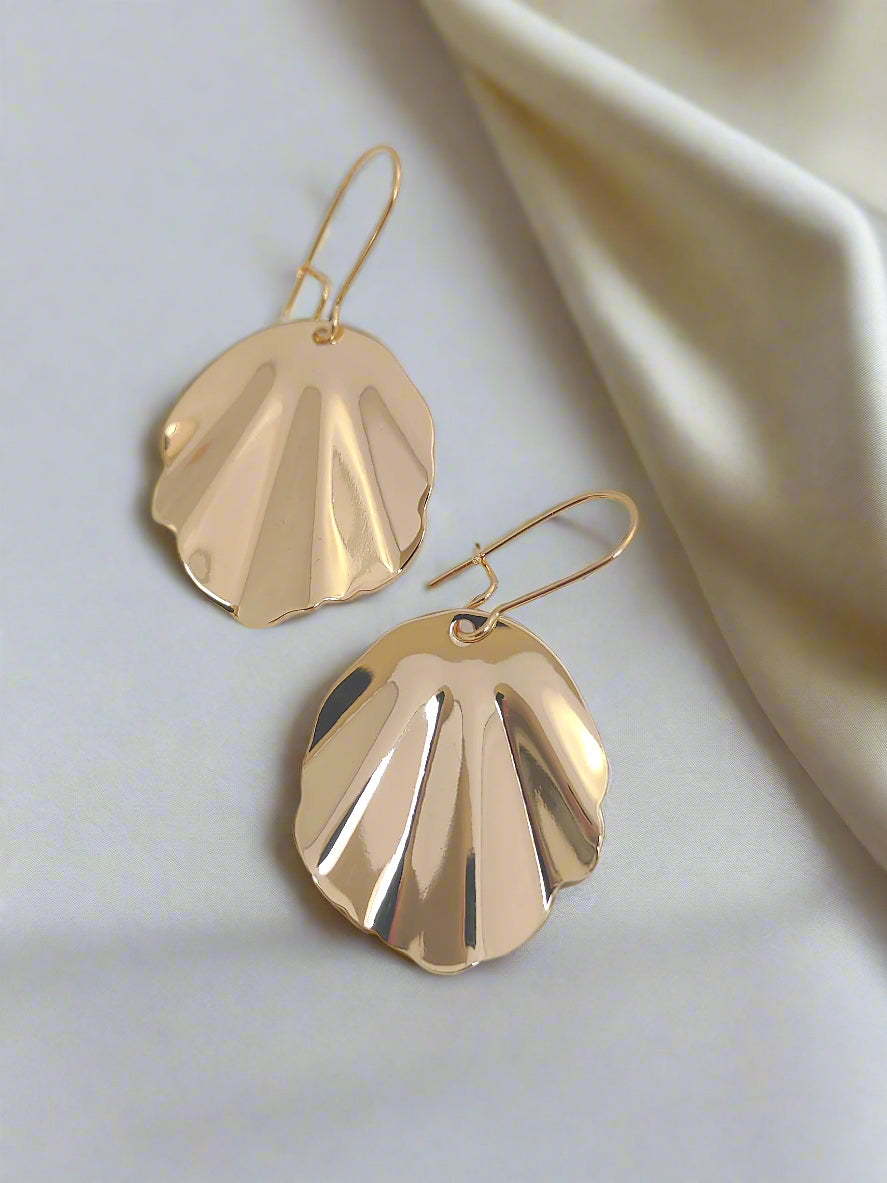ELEANOR - Statement Gold Bridal Earrings
