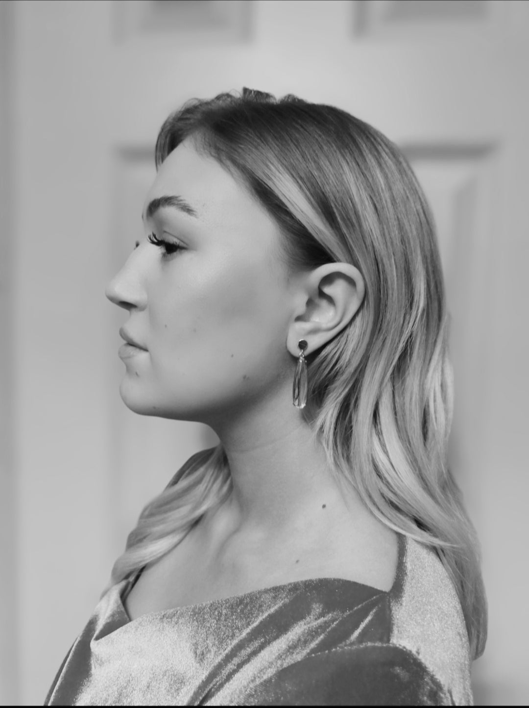 HELEN - Long Crystal Drop Earrings