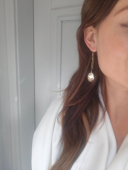 Sydney - Gold Threader Earrings