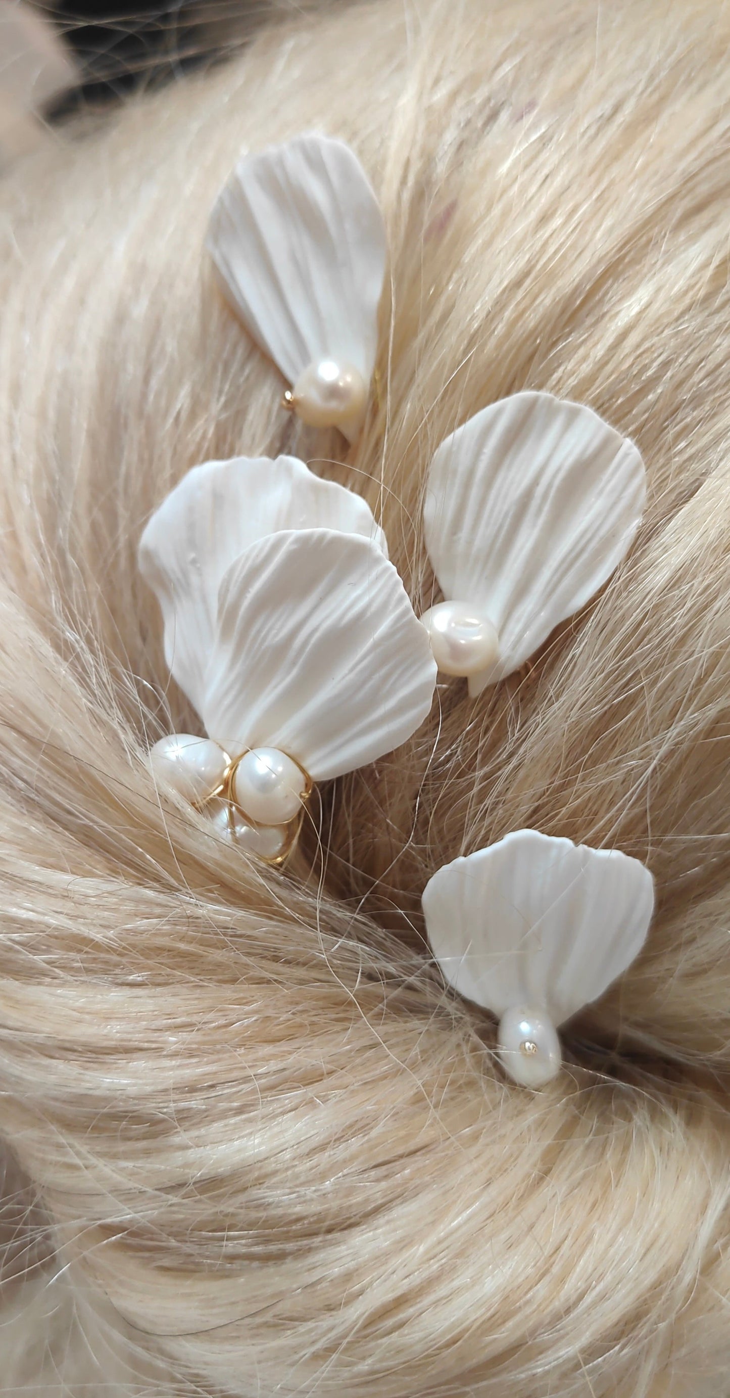 RUA Pin Set - Floral Bridal Hair Accessory