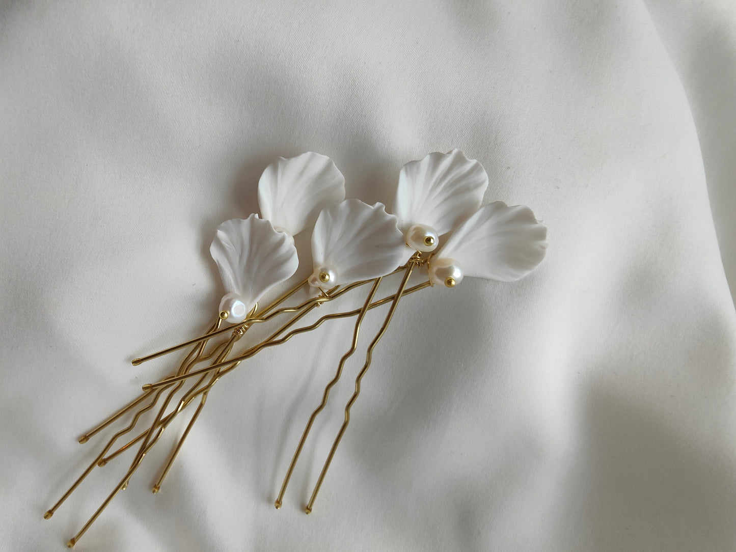 SIENNA Pin Set - Floral Bridal Hair Accessory
