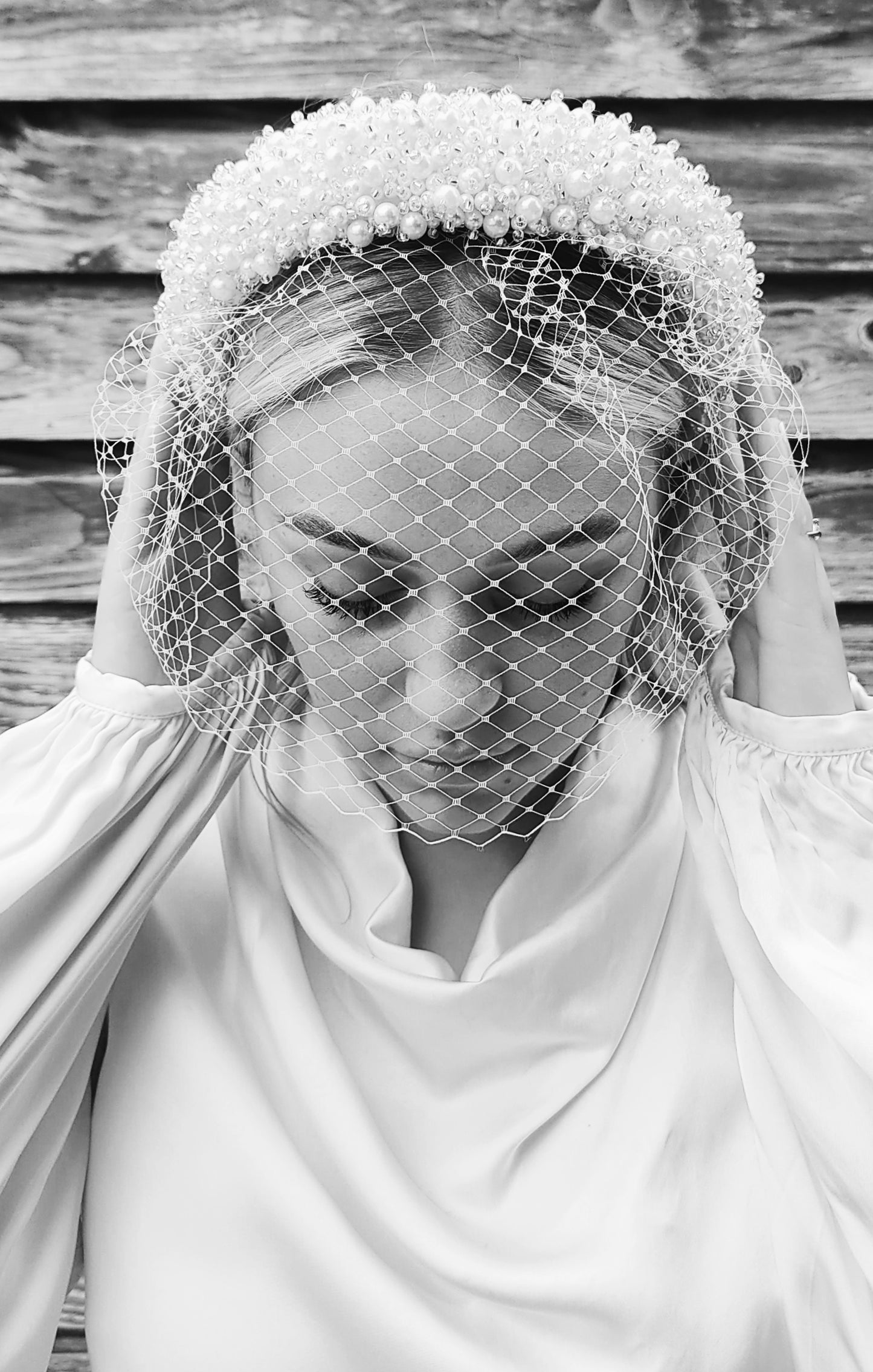 Visor BIRDCAGE WEDDING VEIL