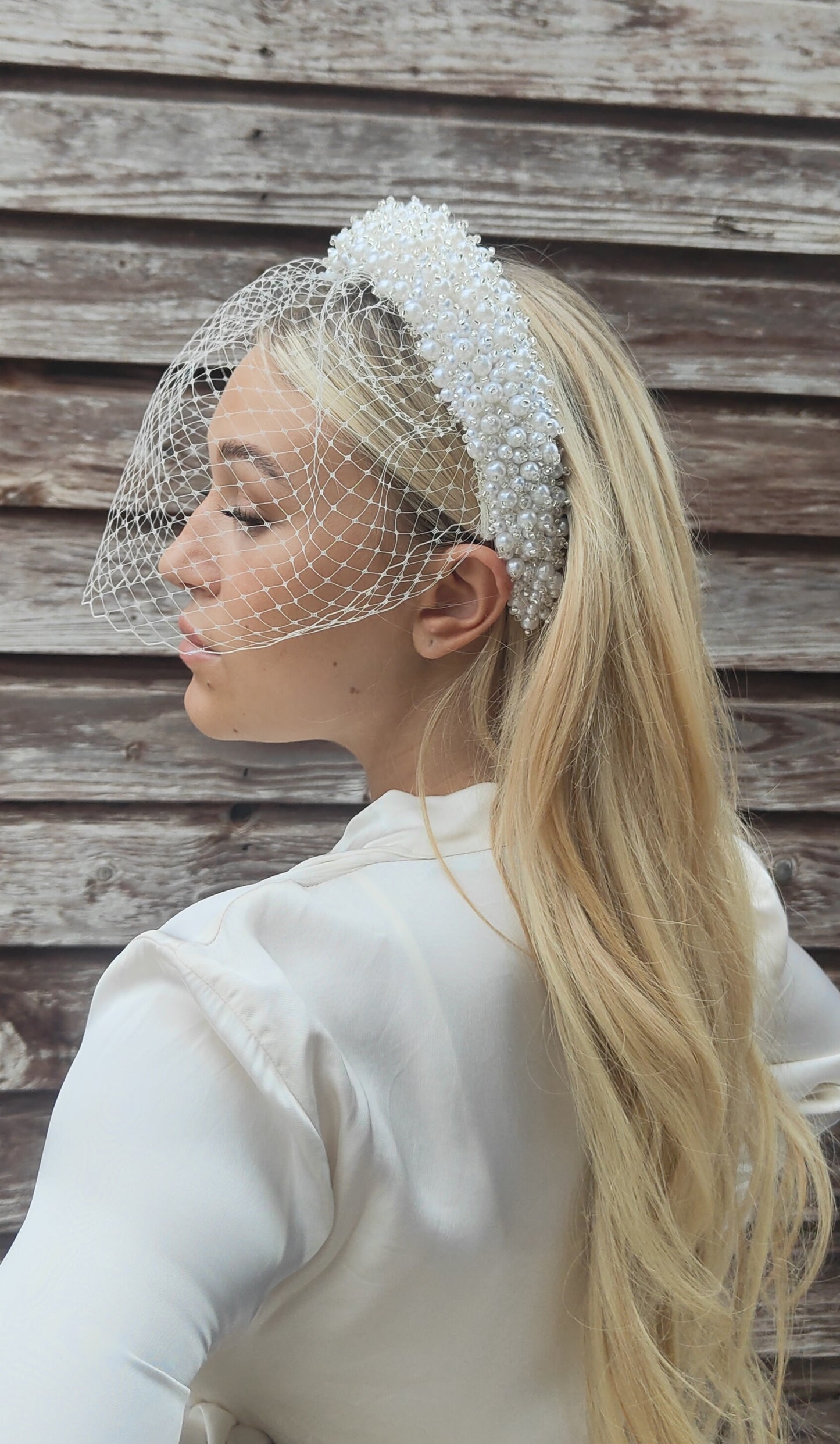 Visor BIRDCAGE WEDDING VEIL