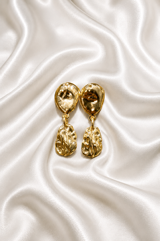 SHEA - Contemporary Gold Earrings
