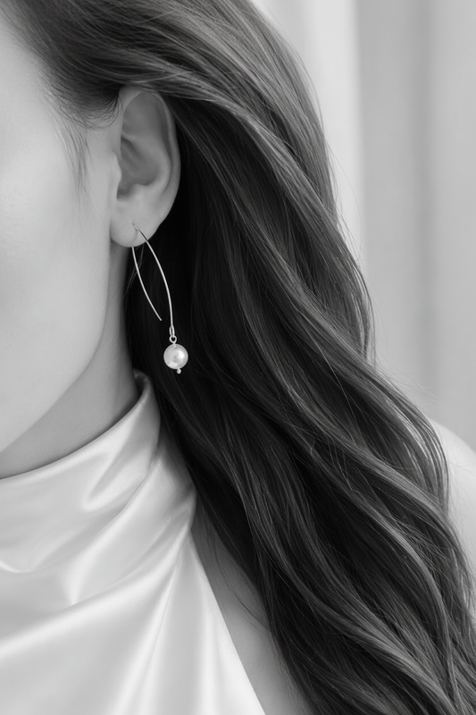 FARRAH - Pearl Drop Bridal Earrings