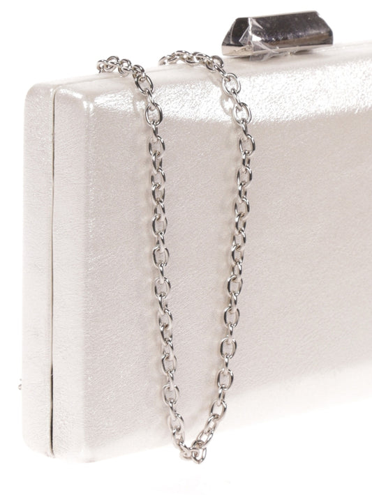 Mary Clutch - Bridal White
