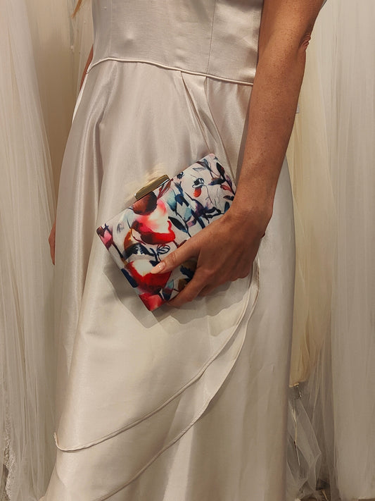 Arianna Floral Clutch