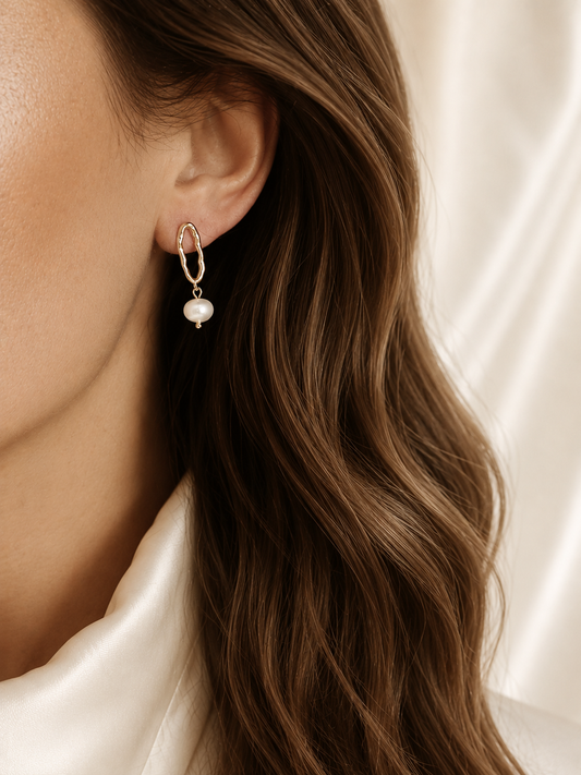 DARA - Drop Bridal Earrings