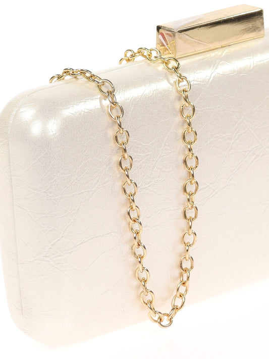 Sandra Clutch - Warm White