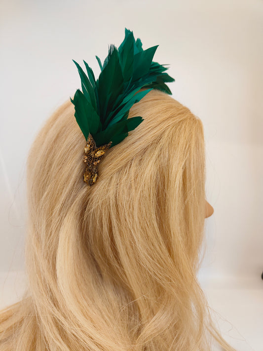 LILY- Contemporary Millinery Feather Headband - Various Colours