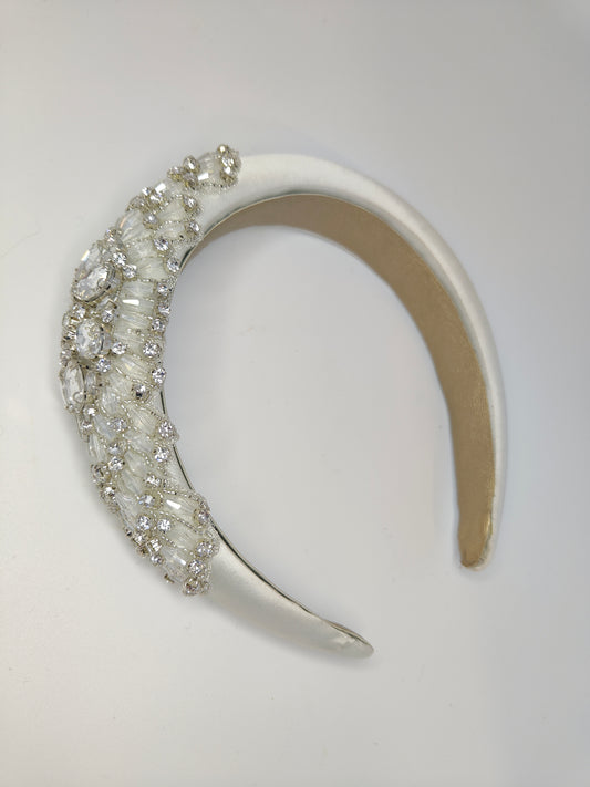 DELILAH - Art Deco Banda Ceann Bridal Embellished
