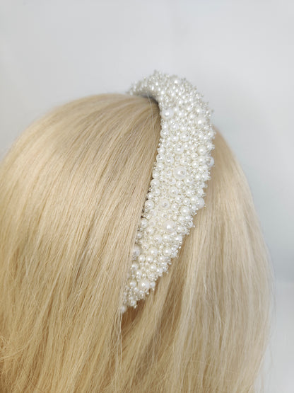 PETITE BELLE - Neat Pearl Bridal Headband