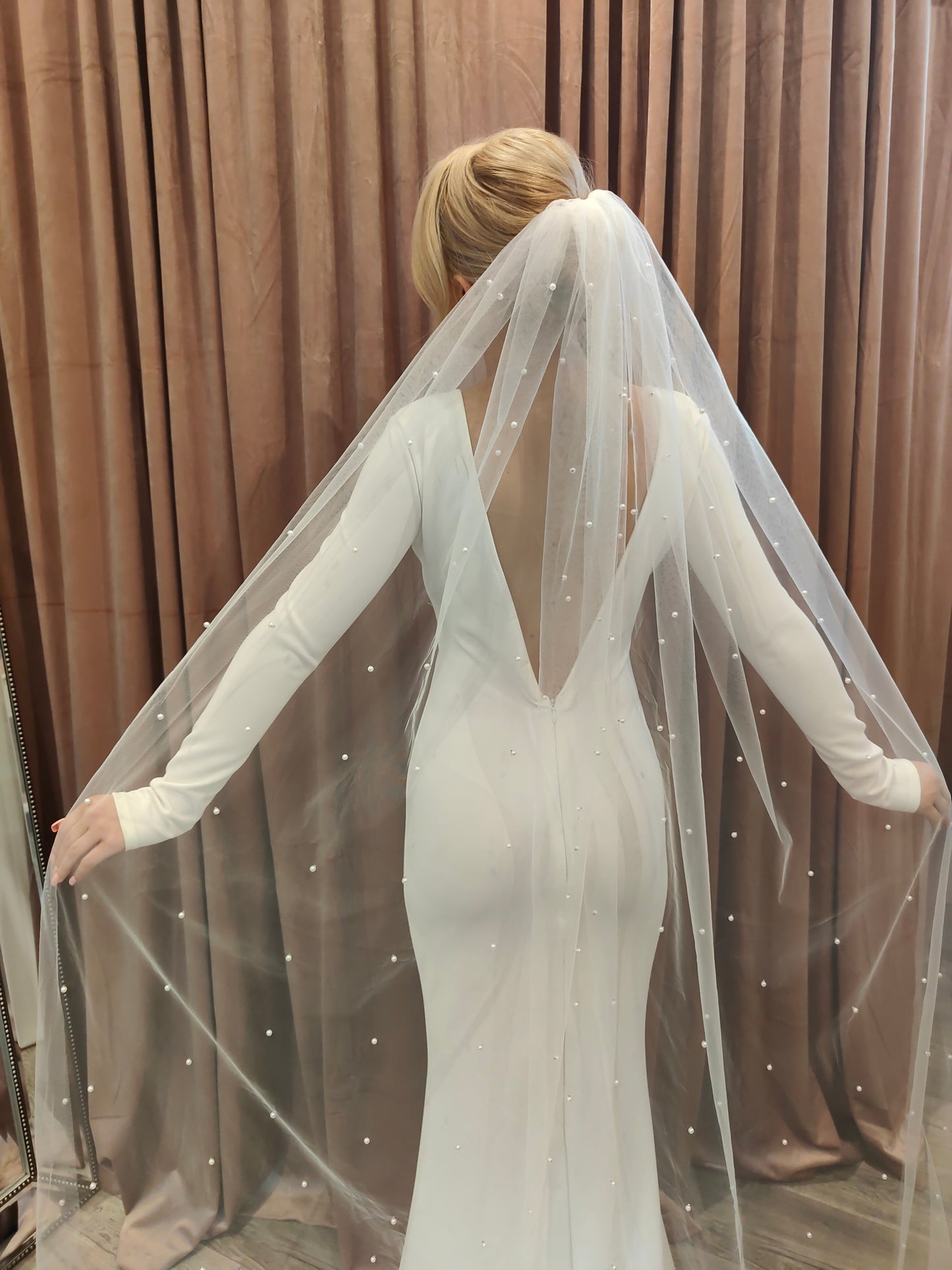 PENELOPE - Pearl Wedding Veil