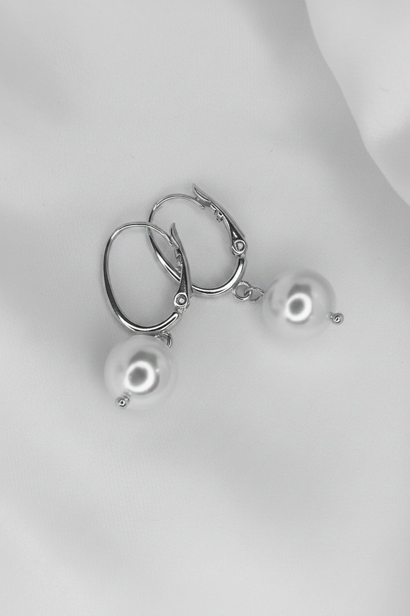 MADGE - Pearl Drop Bridal Earrings