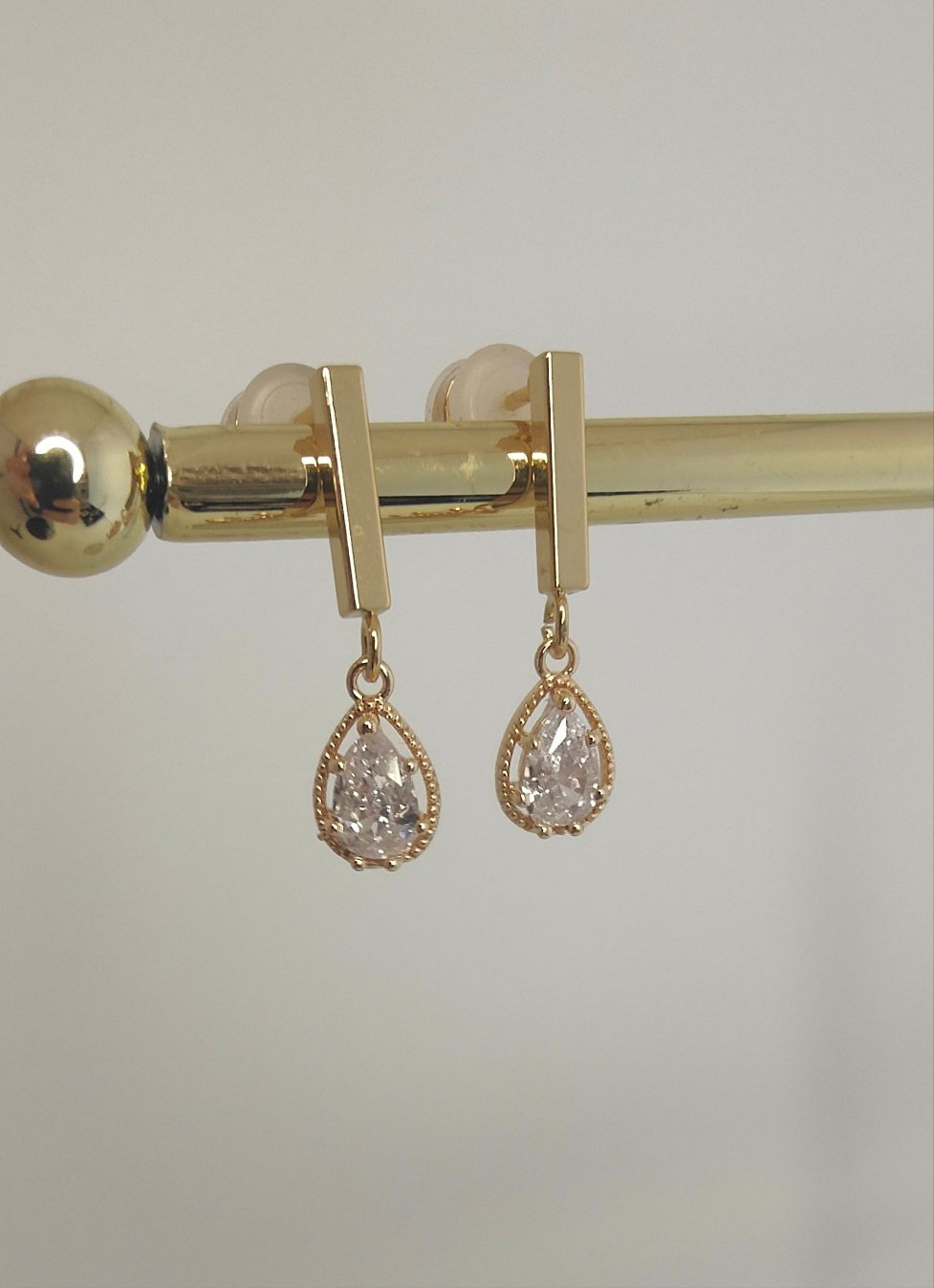 RITA - Crystal Drop Bridal Earrings