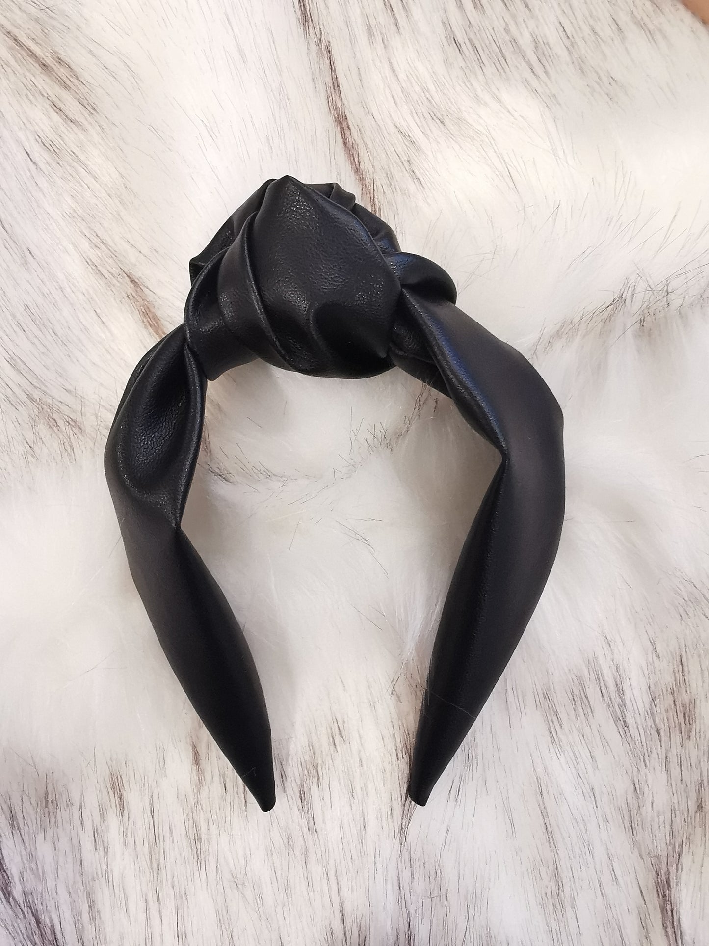 Luxe Leather band - Black - Wide