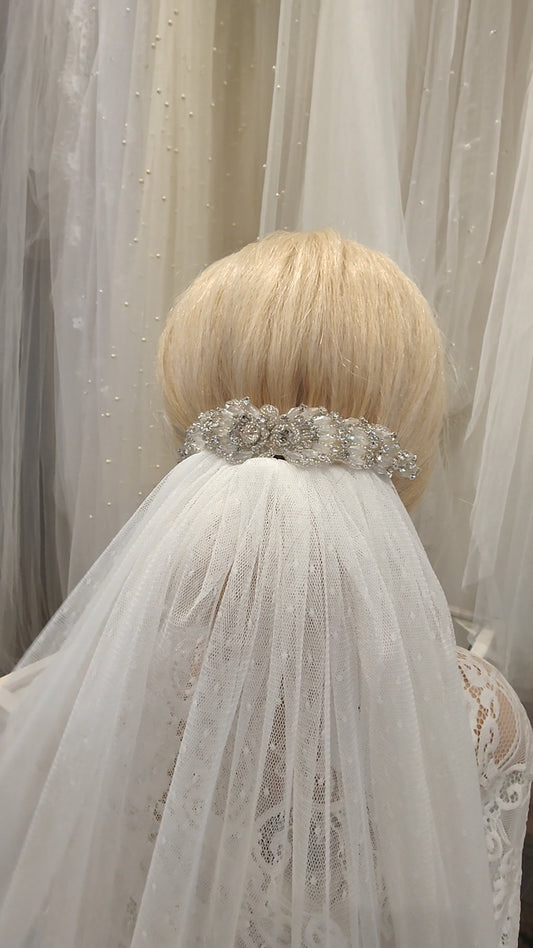 RUTH - Art Deco Inspired Bridal Comb