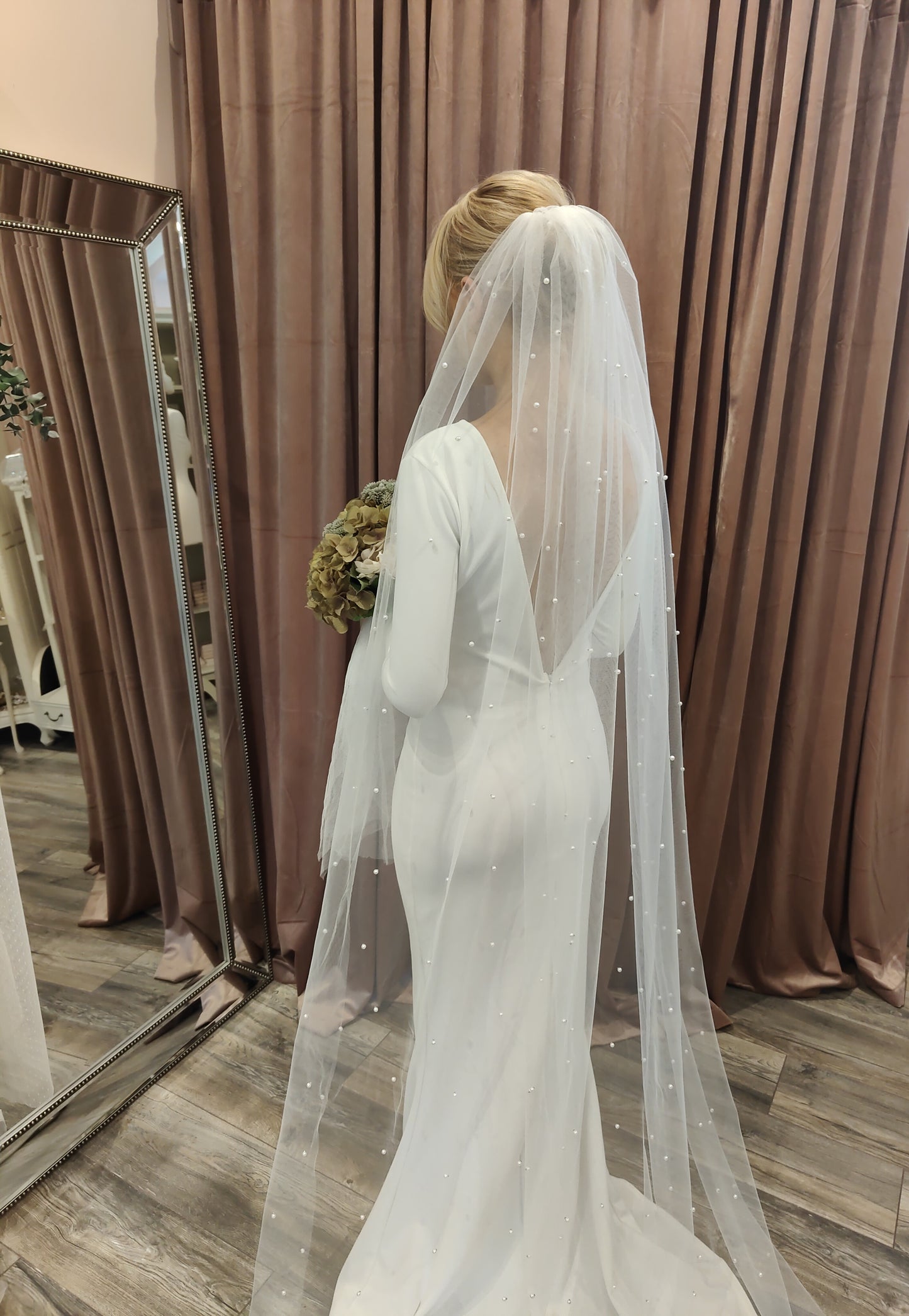 PENELOPE - Pearl Wedding Veil