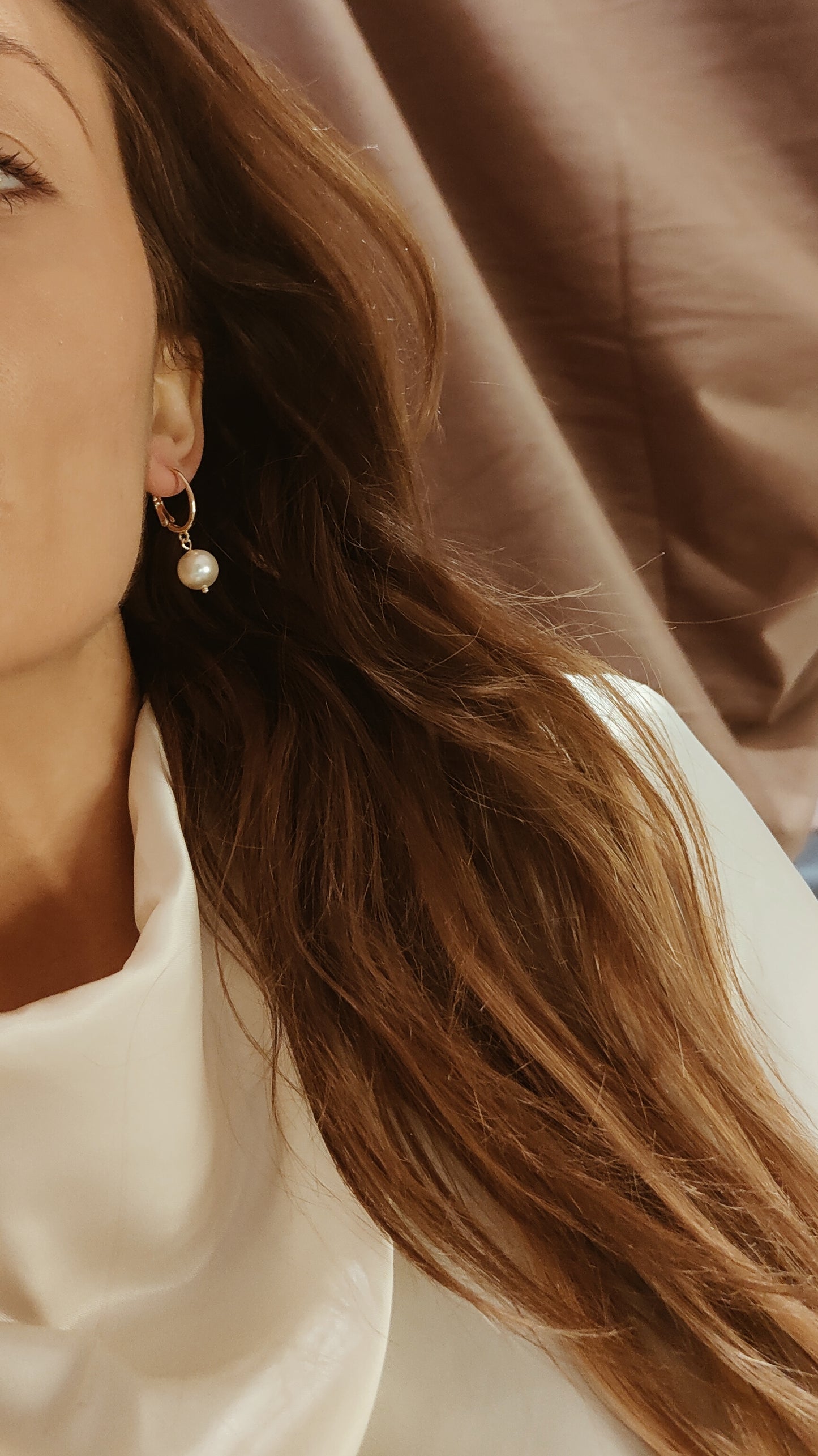 MADGE - Pearl Drop Bridal Earrings
