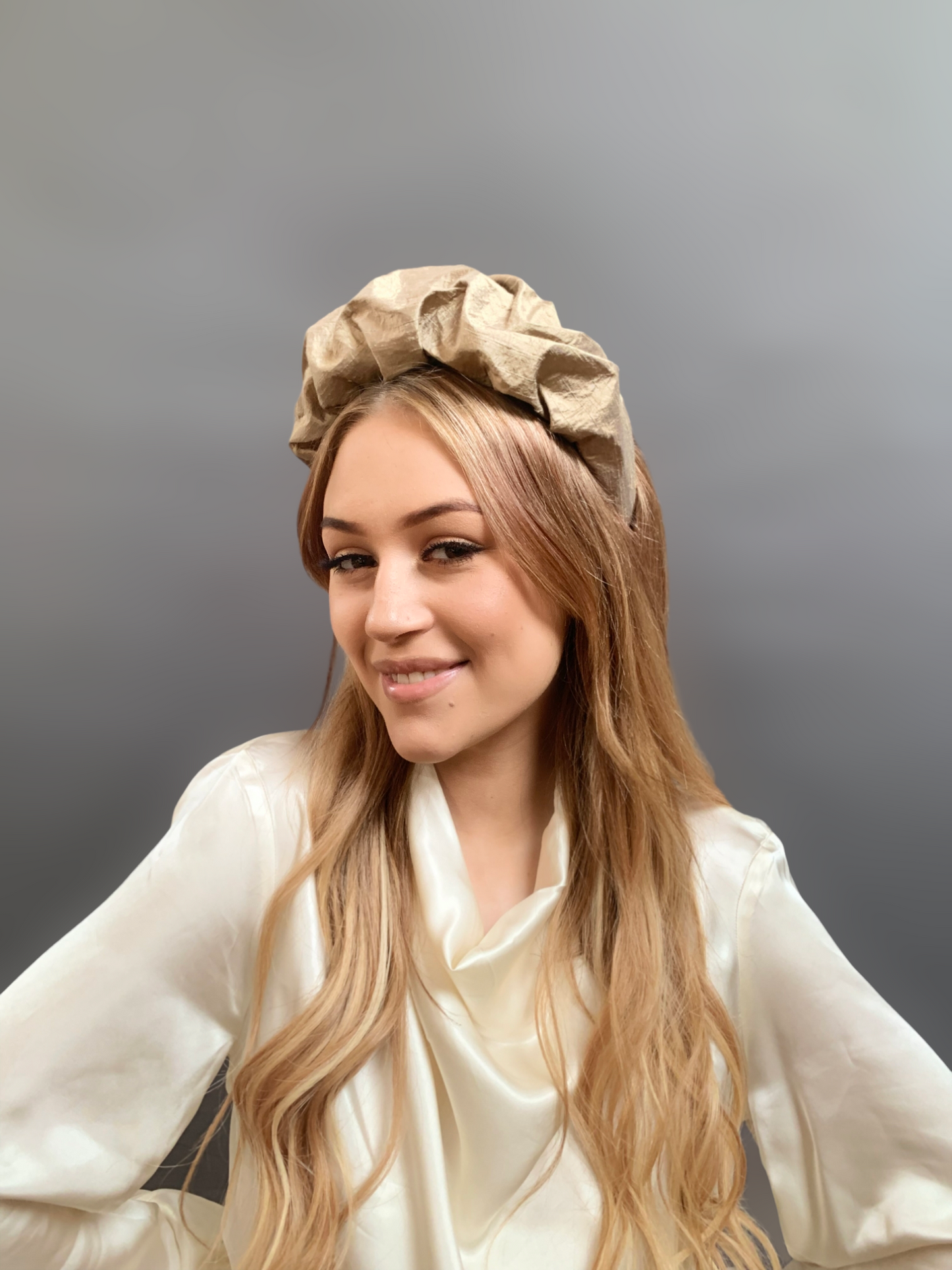 RUFFLE BAND - Vintage Champagne