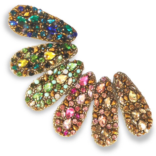 Jewelled Hair Clip - Range of colours