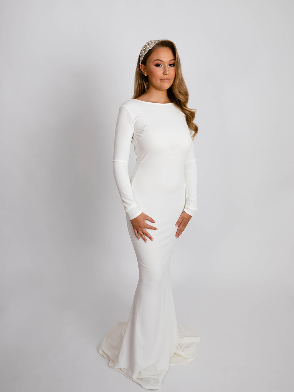MARILYN - Ráiteas Ceannbheart Bridal Hollywood