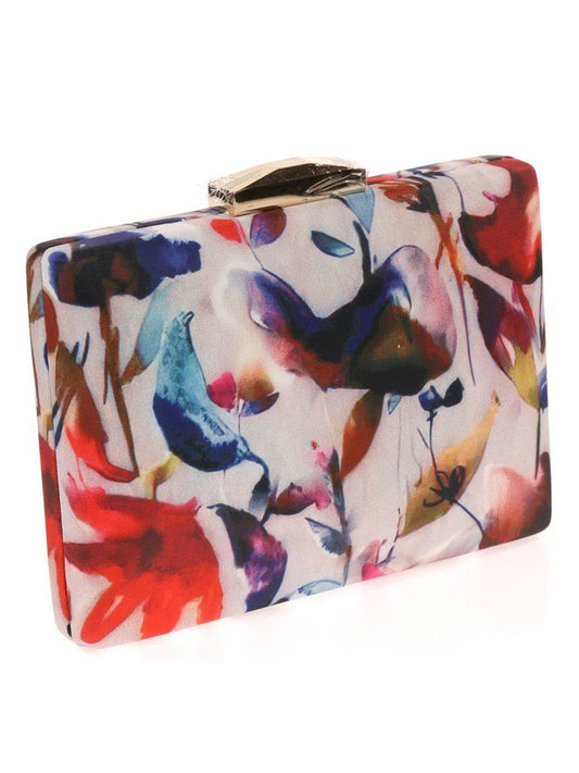 Arianna Floral Clutch