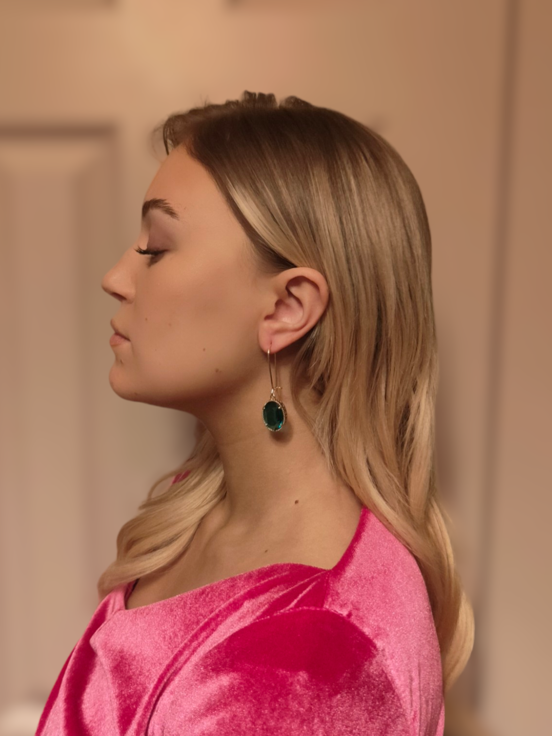 Queen Crystal Earrings - Heather