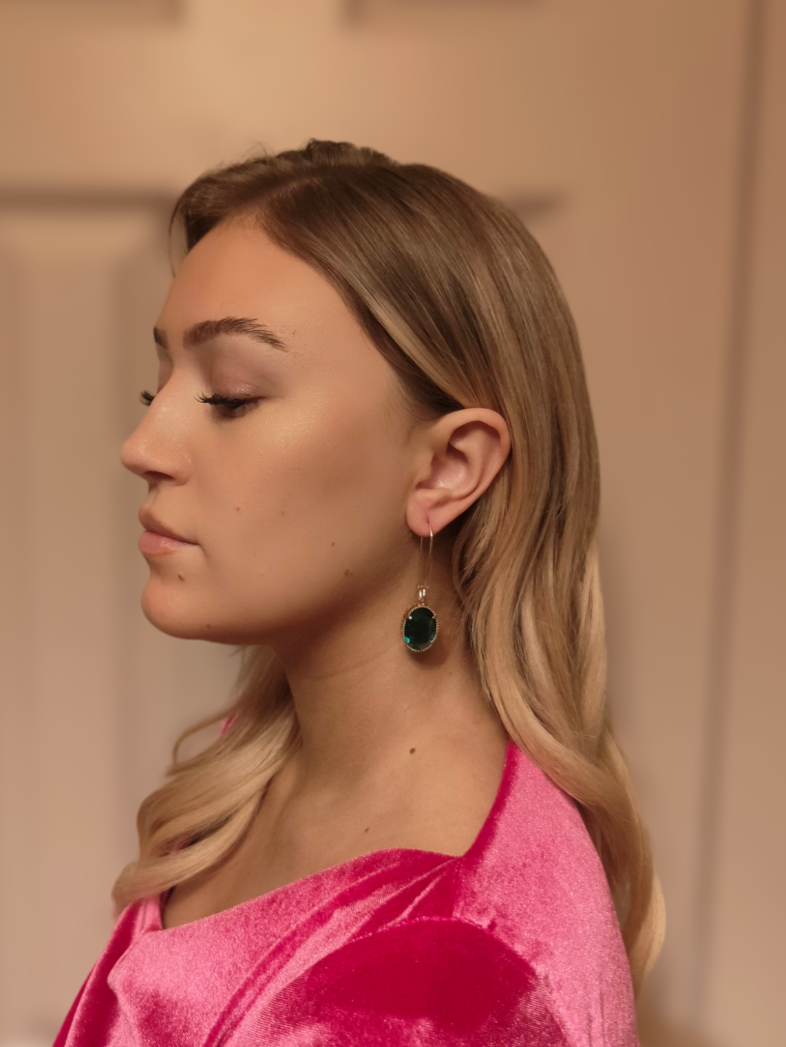 Queen Crystal Earrings - Heather