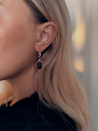 Princess Crystal Earrings - Blush