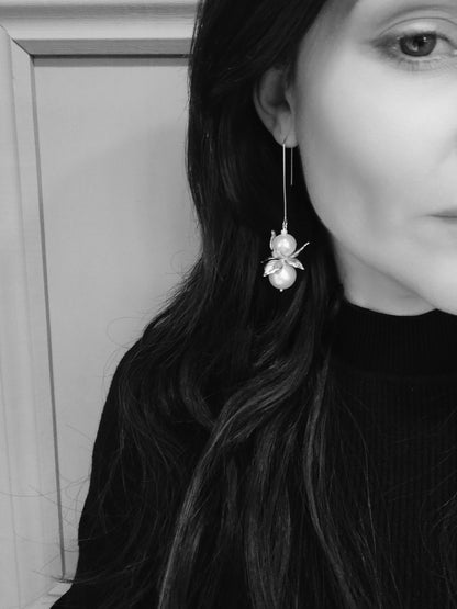 FLORENTINE - Óir &amp; Péarla Earring