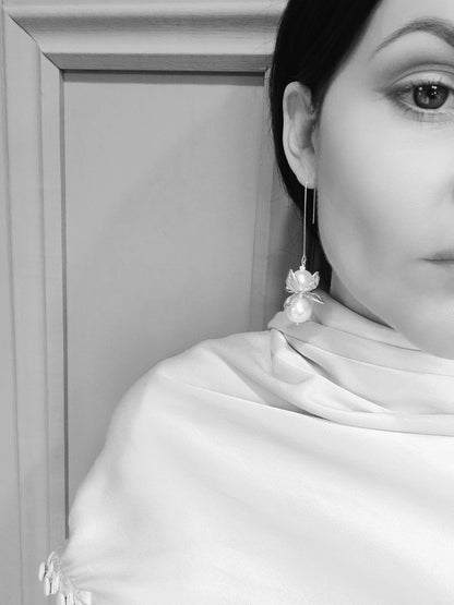 FLORENTINE - Gold & Pearl Earrings