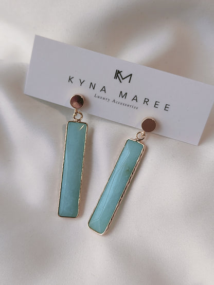 Turquoise Bar Earrings