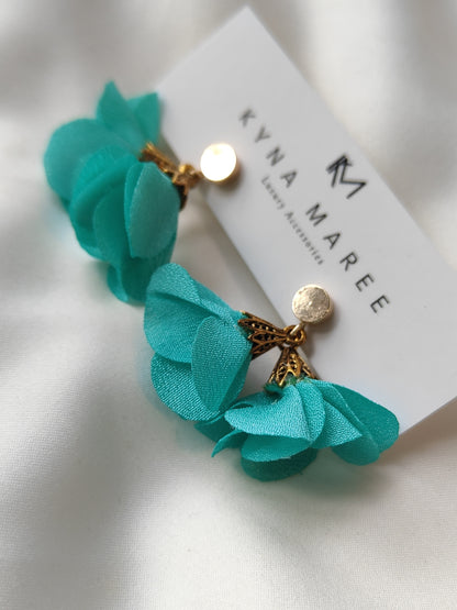 Fleur Earrings - Turquoise