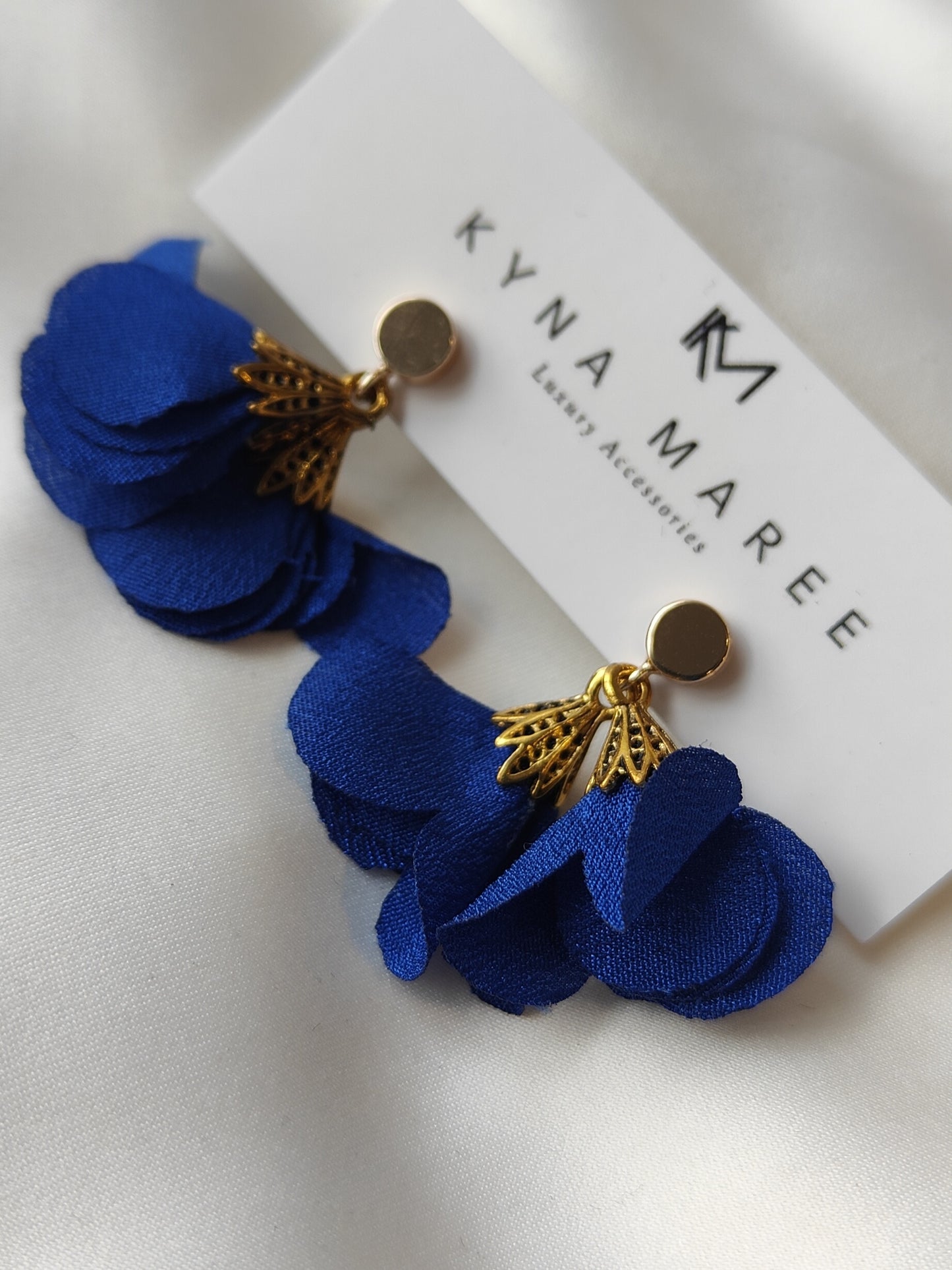 Fleur Earrings - Blue