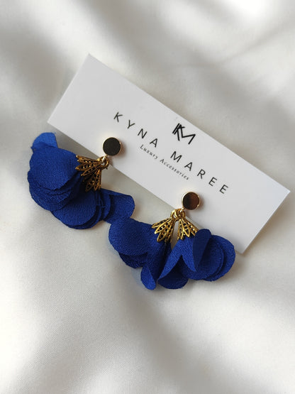 Fleur Earrings - Blue