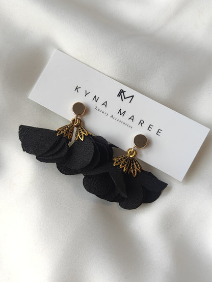 Fleur Earrings - Black