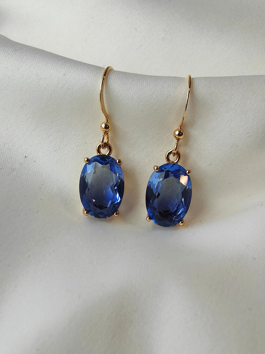 Ombre Earrings - Soft blue