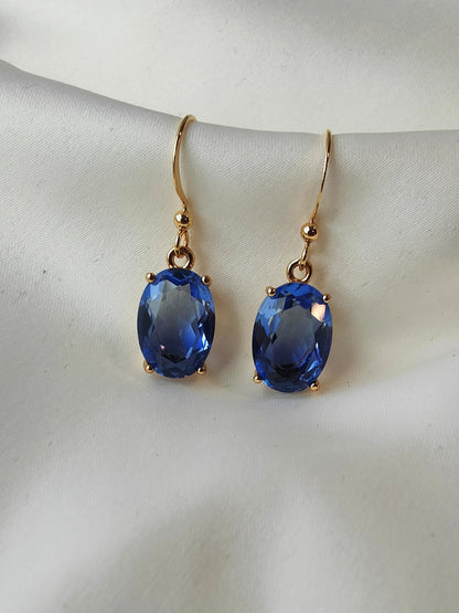 Ombre Earrings - Soft blue