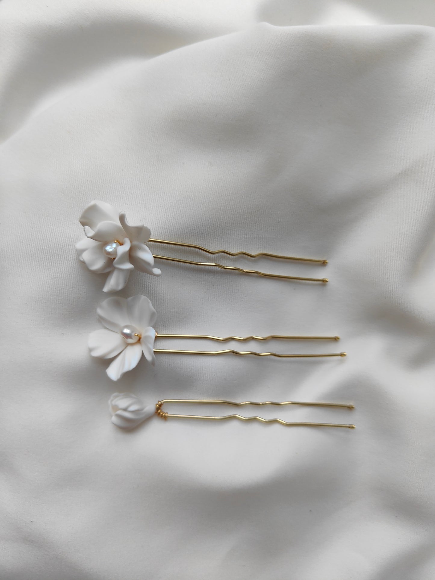 Anemone Pins- Floral Bridal Hair Accessory