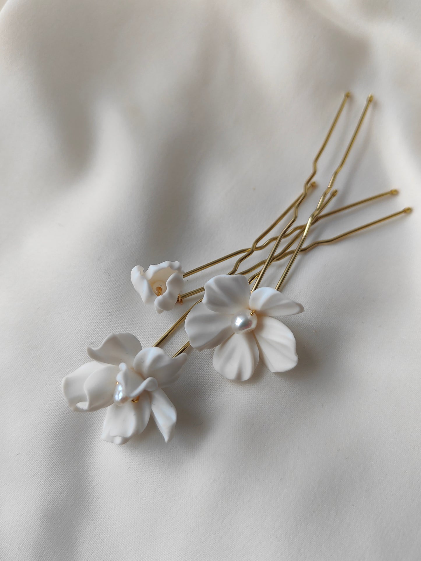 Anemone Pins- Floral Bridal Hair Accessory