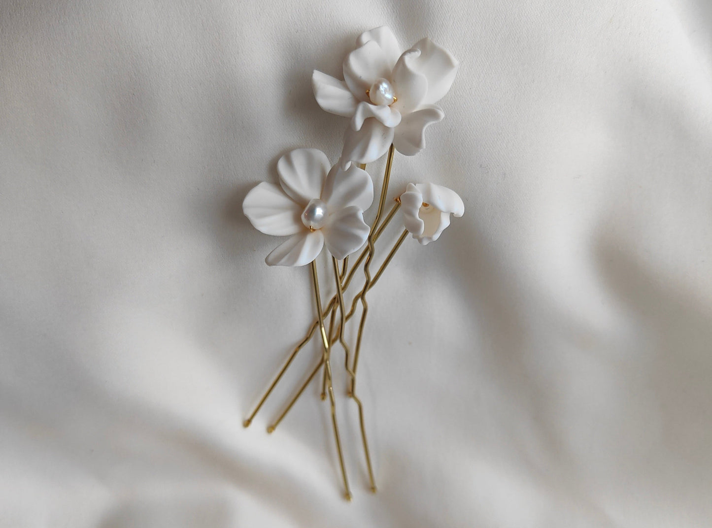 Anemone Pins- Floral Bridal Hair Accessory