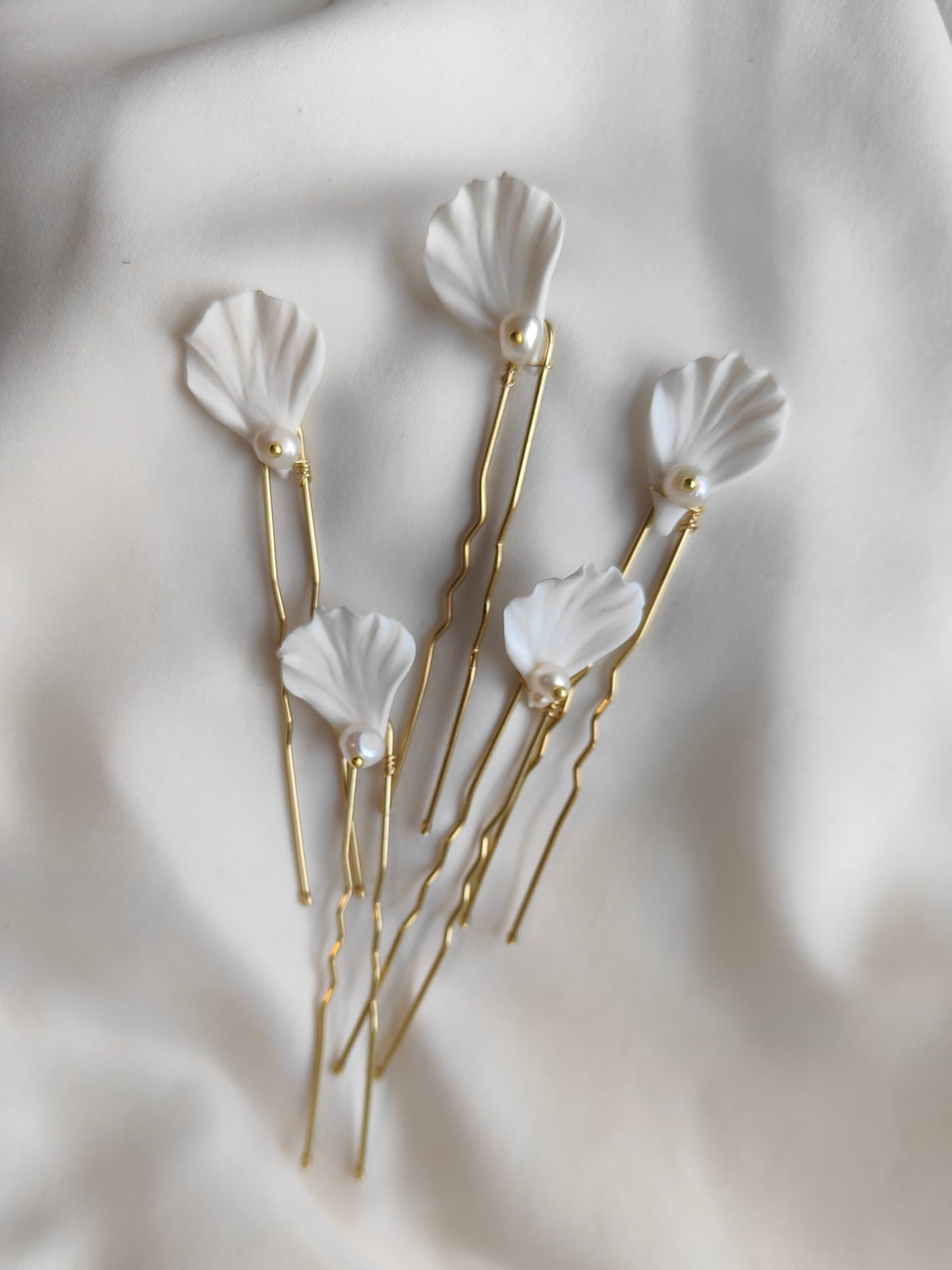 SIENNA Pin Set - Floral Bridal Hair Accessory