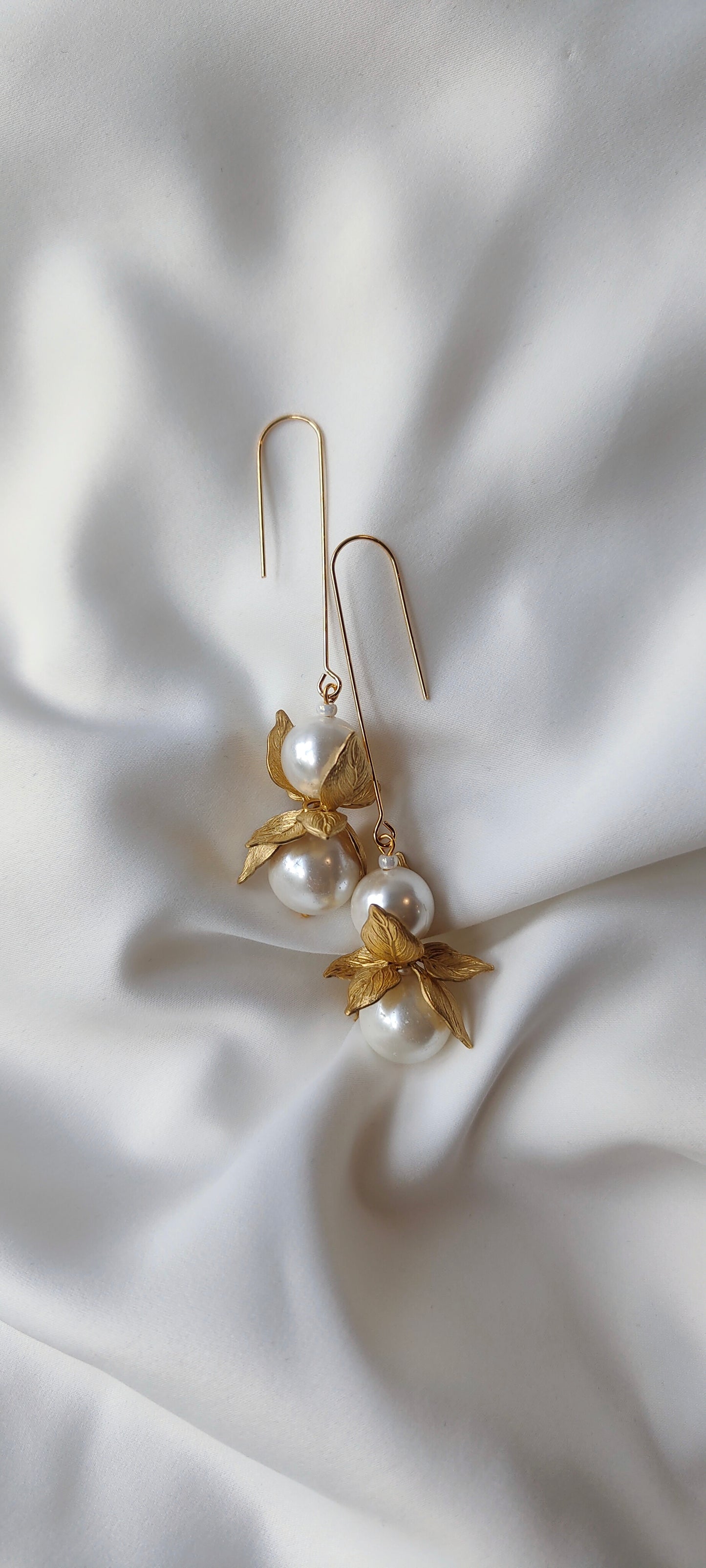 FLORENTINE - Gold & Pearl Earrings