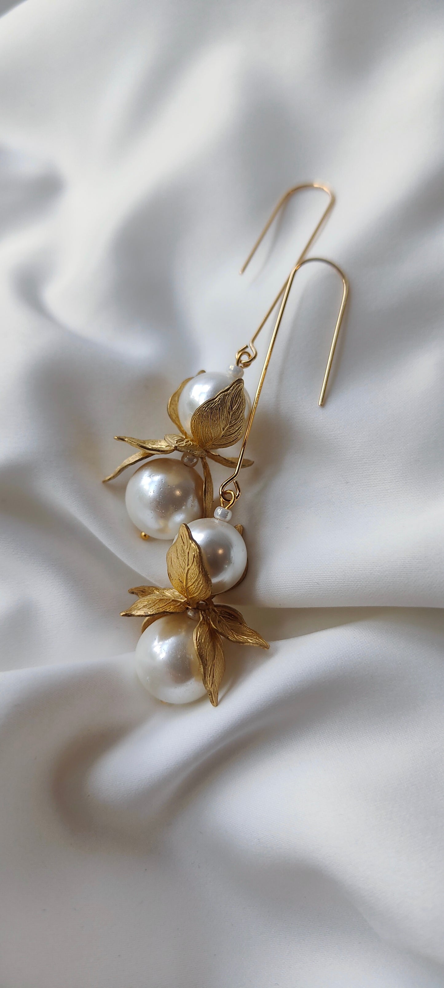 FLORENTINE - Gold & Pearl Earrings