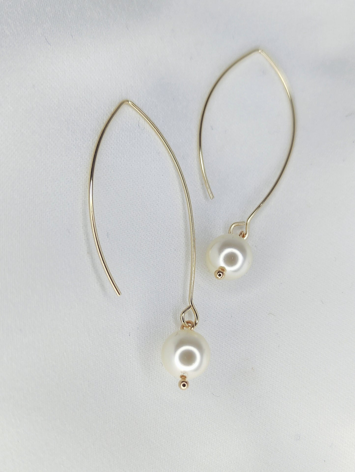 FARRAH - Earring Bridal Pearl Drop
