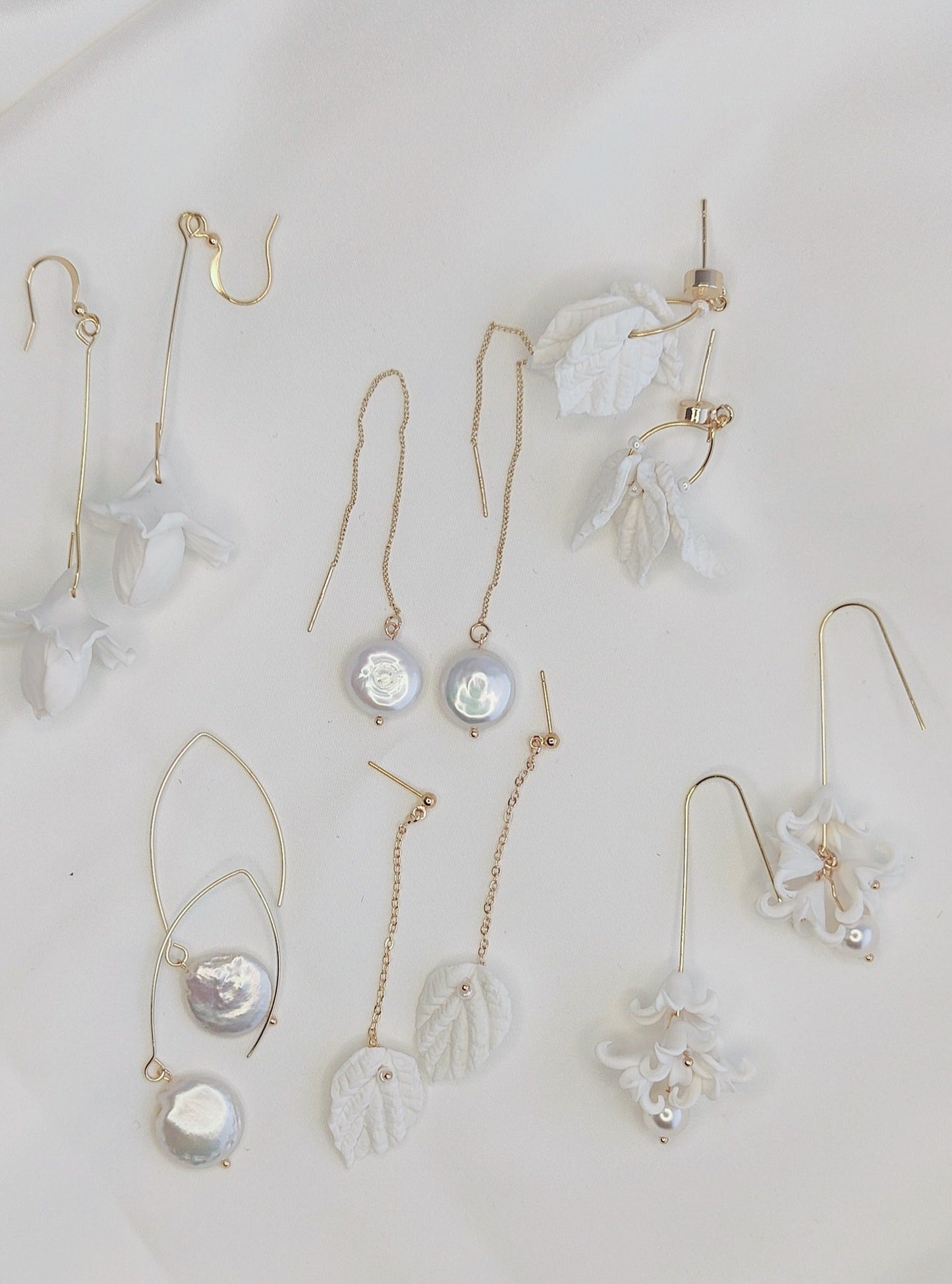 FREYA - Freshwater Pearl Drop Bridal Earrings