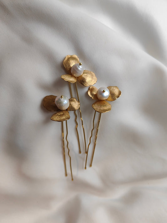 BLATH Pins- Floral Bridal Hair Pins