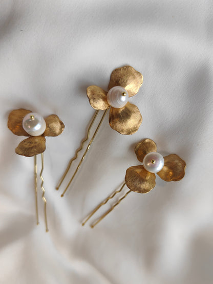 BLATH Pins- Floral Bridal Hair Pins